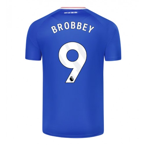 Maglia Calcio Sunderland Brian Brobbey #9 Seconda Divisa 2025-26 Manica Corta
